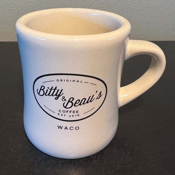 Bitty and Beau’s Coffee Retro Diner Style Stoneware Mug ~ Waco, Texas - Picture 6 of 7